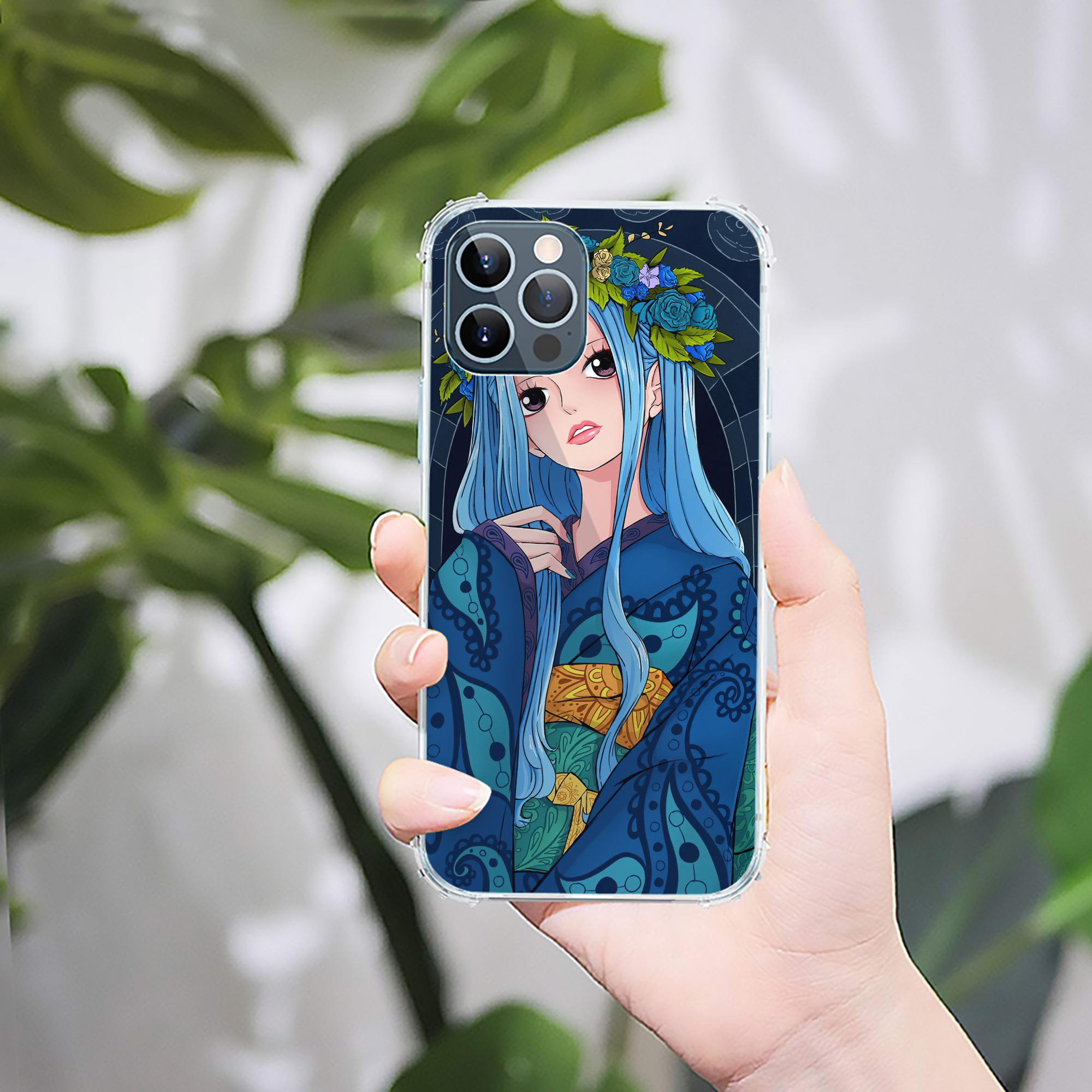 （画像用） ワンピース ONE PIECE 【iPhone 12シリーズ対応】透明スマホケース（クリアソフトケース）